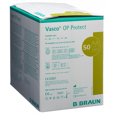 Vasco OP Protect Handschuhe Latex Gr 7.5 Sanor