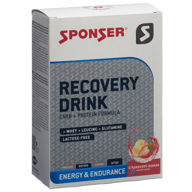 Sponser Recovery Drink Strawberry Banana