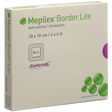 Mepilex Border Lite Silikonschaumverband 10x10cm alt