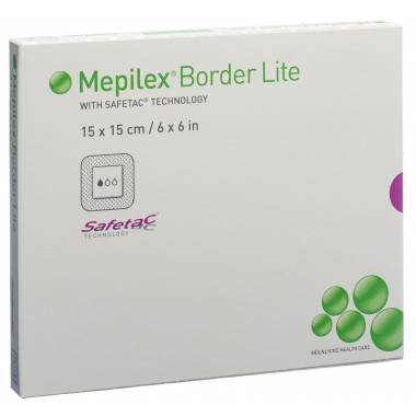 Mepilex Border Lite Silikonschaumverband 15x15cm alt