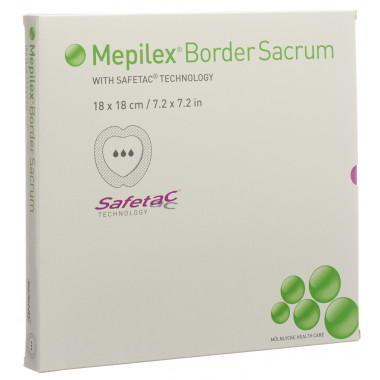 Mepilex Border Schaumverband 18x18cm Sacrum