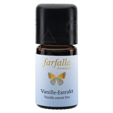 farfalla Vanille Extrakt Ätherisches Öl Bio