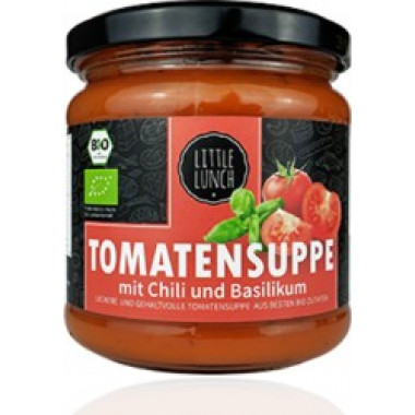 LITTLE LUNCH Bio Tomatensuppe mit Chili/Basilikum