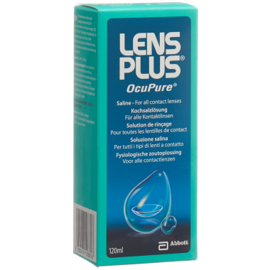 Lens Plus OcuPure Kochsalzlösung