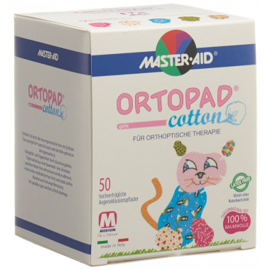 Ortopad Cotton Occlusionspflaster Medium Girls 2-4 Jahre