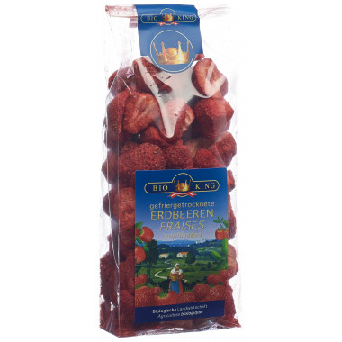 BioKing Erdbeeren gefriergetrocknet