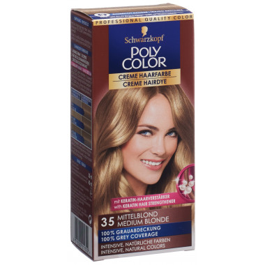 Schwarzkopf Poly Color Creme Haarfarbe 35 mittelblond