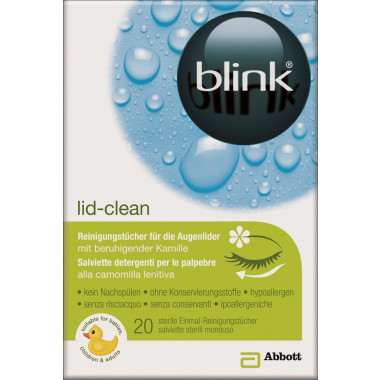 blink lid-clean sterile Wipes