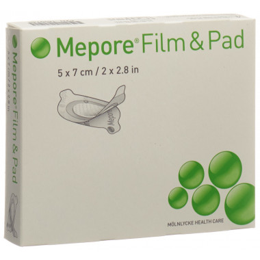 Mepore Film & Pad 5x7cm oval