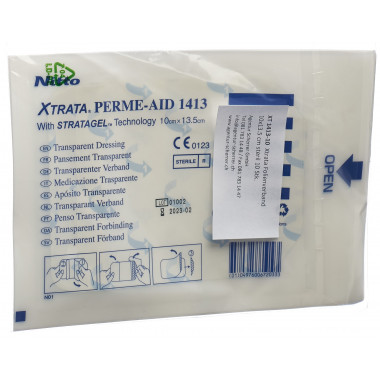 Xtrata PERME-AID hypoallergene Folie 10x13.5cm steril