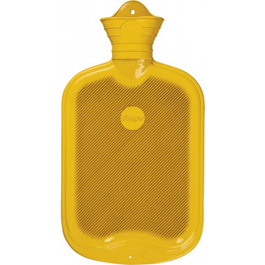 Wärmflasche aus Naturkautschuk Lamelle 2l 1seitig gelb