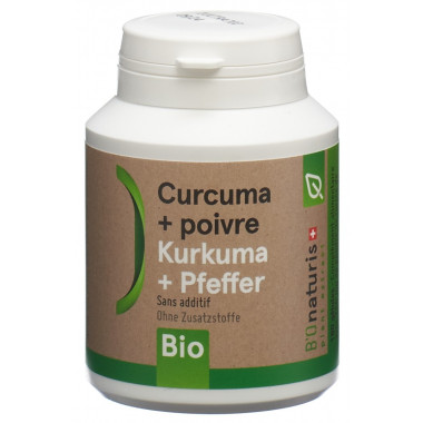 BIOnaturis Kurkuma + Pfeffer Kapsel 260 mg Bio