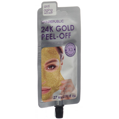 24K Gold Peel-Off Face Mask 3 Aplikationen