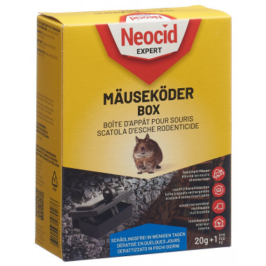 EXPERT Mäuse-Köderbox 1 Stück + 20 g
