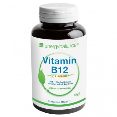 Vitamin B12 Kapsel 500 mcg + Piperin