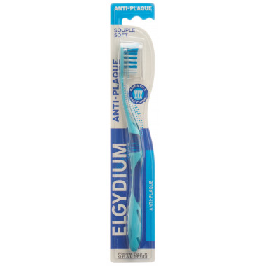 ELGYDIUM Anti-Plaque Zahnbürste weich