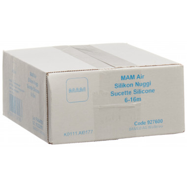 MAM Air Nuggi Silikon 6-16 Monate Karton assortiert 6x2 Stück