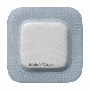 Biatain Silicone Schaumverband 17.5x17.5cm selbsthaftend