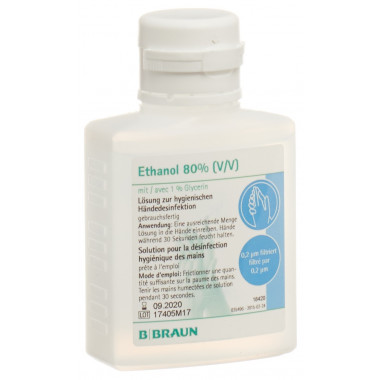 B. Braun Ethanol 80% Glycerin 1% Ovalflasche