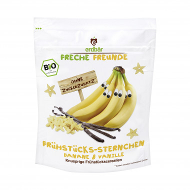 Freche Freunde Frühstücks-Sternchen Banane & Vanille