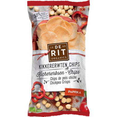De Rit Kichererbsen-Chips Paprika Bio