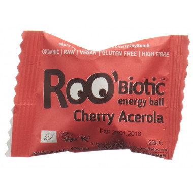 Roobar Roo'Biotic Cherry Acerola Energy Ball En Ball