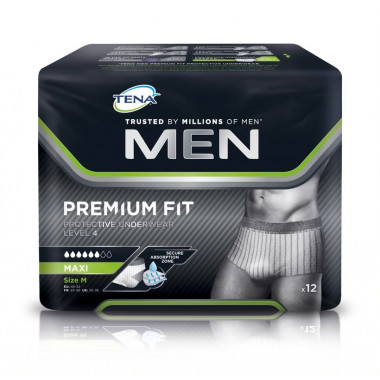 TENA Men Premium Fit Protective Underwear Level 4 S/M