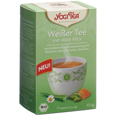 YOGI TEA Weisser Tee mit Aloe Vera