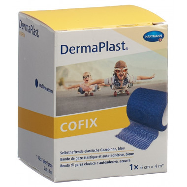 DermaPlast CoFix 6cmx4m blau