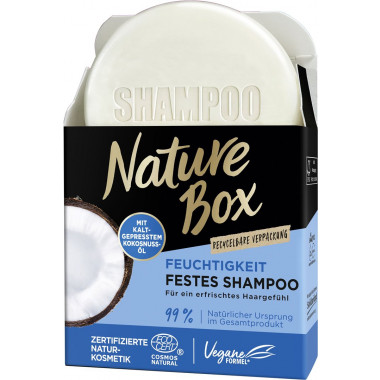 Nature Box Festes Shampoo Feuchtigkeit Kokosnuss