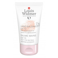 Louis Widmer Hand Balsam UV10 ohne Parfum