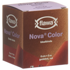 Flawa Nova Color Idealbinde 6cmx5m rot (alt)