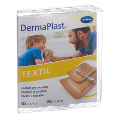 DermaPlast TEXTIL Textil Centro Strip assortiment hautfarbig