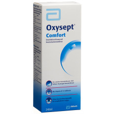 Oxysept Comfort Vitamin B12 Desinfektionslösung + Neutralisationstabletten Kombi 240 ml