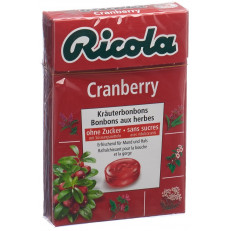Ricola Cranberry Kräuterbonbons ohne Zucker