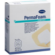 PermaFoam Comfort Schaumverband 8x8cm
