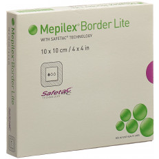 Mepilex Border Lite Silikonschaumverband 10x10cm alt