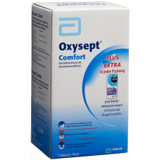 Oxysept Comfort Lösung + Behälter + 2 ml blink intensive tears