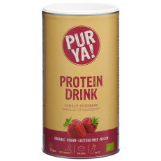 Vegan Proteindrink Vanille Erdbeere Bio