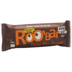 Roo'Bar Rohkostriegel Kakao Splitter und Mandel