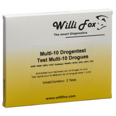 Willi Fox Drogentest Multi 10 Drogen Urin