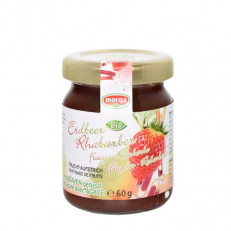 morga Fruchtaufstrich Erdbeer-Rhabarber Agave Bio