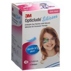 Opticlude Silicone Augenverband 5.7x8cm Maxi Girls