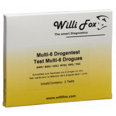 Willi Fox Drogentest Multi 6 Drogen Urin