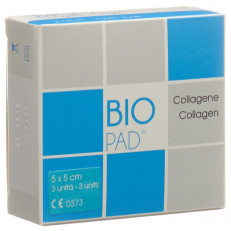 Biopad Collagen Pad Wundauflage 5x5cm