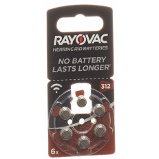 Rayovac Batterie Hörgeräte 1.4V V312