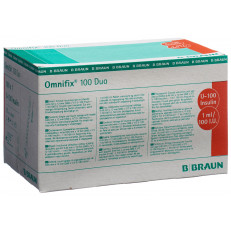 Omnifix Insulin 1 ml duo mit Kanüle G26