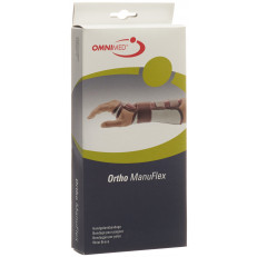 Ortho Manu Flex Handgelenk-Bandage L 22cm links grau/bordeaux