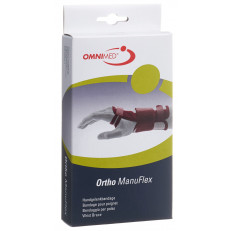 Ortho Manu Flex Handgelenk-Bandage L 16cm links schwarz