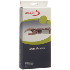 OMNIMED Ortho Manu Flex Handgelenk-Bandage M 22cm links schwarz